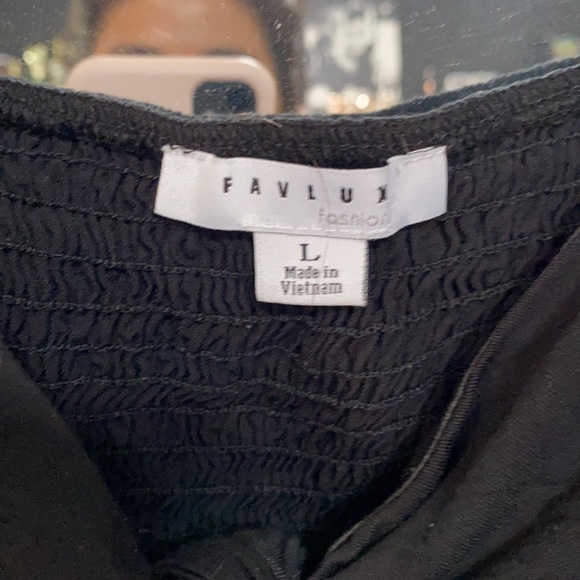 Black crop top - Picture 4 of 5